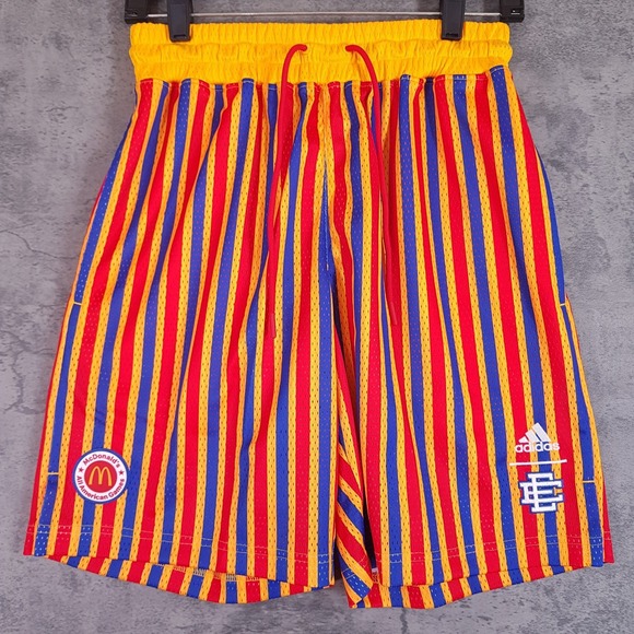 ADIDAS x Eric Emanuel EE Basketball Shorts Mens XS All American Mc Donalds